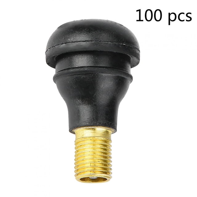 100 unids coche motocicleta universal reemplazo Snap en neumático Válvulas STEM (tr412)