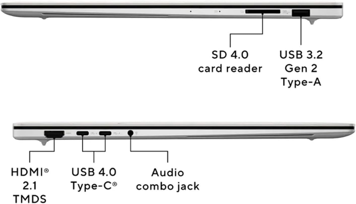 ASUS Zenbook S 16 Laptop, 16" 3K OLED Touchscreen Laptops Computer, AMD 10-core Ryzen AI 9 365, 24GB DDR5, 1TB SSD, WiFi 7, Backlit KB, Win 11 Pro