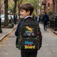 thumbnail image 4 of Pzuqiu Tropical Palm Leaf Backpack for Kids Book Bag Back to School Lightweight Portable School Bags Travel Daypack Schoolbag for Boys 17 Inch Waterproof Laptop Daypack, 4 of 7