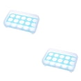 thumbnail image 1 of Caja de almacenamiento de refrigerador de huevo Wosthever 15 Grid transparente Portátil, 1 of 6