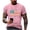 Pink, variant on OIOLOYJM 4th Of July Shirts for Men Patriotic American Flag Fathers Day T Shirts Independence Day Casual Soft Short Sleeve Clothes for Gifts Red L