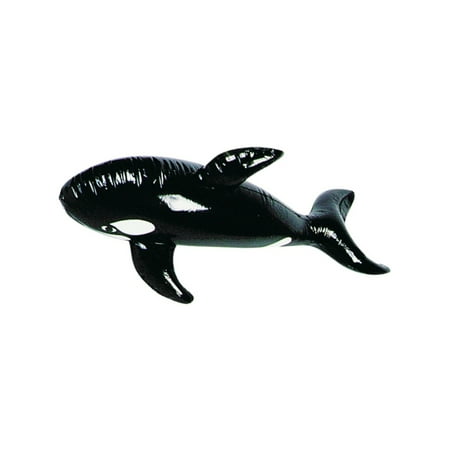 Rhode Island Novelty 36" Giant Black Inflatable Tropical Sea Life Whale Orca Decoration