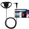 thumbnail image 5 of 3.5mm Elbow Plug Single Ear D-Shape Earhook Earpiece Headset For Two Way Radio, 5 of 8