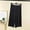 Dark Gray, variant on Women's Wide Leg Capri Pants, Black, Soft Modal Blend Elastic Waist Casual Lounge Pants, Size M