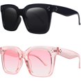 thumbnail image 1 of Gafas de Sol TAOTAOQI Vintage Cuadradas Oversize UV400 para Mujer, 1 of 7