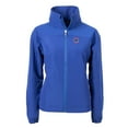 thumbnail image 2 of Women's Cutter & Buck  Blue Chicago Cubs Charter Eco Recycled Full-Zip Jacket, 2 of 3
