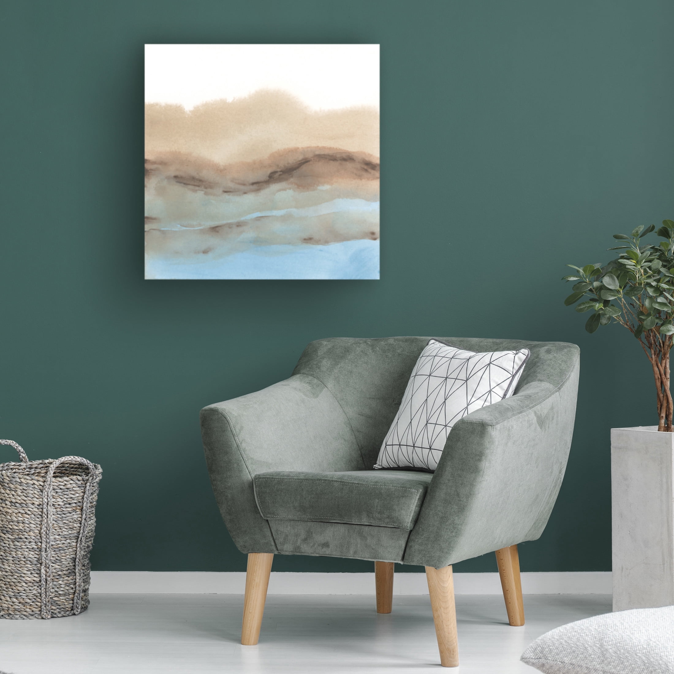 Trademark Fine Art June Erica Vess Wave Strata II Canvas Wall Art