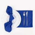 thumbnail image 3 of Balsa Circle 5 Royal Blue Premium 20x20 in Scuba Polyester Dinner Table Cloth Napkins Party Events Decorations Supplies, 3 of 8