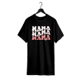 thumbnail image 1 of 【Talla grande】Camiseta de cuello redondo con estampado de letras, camiseta informal de moda con cuello redondo y manga corta para uso diario al aire libre, ropa de talla grande para mujer para todas l, 1 of 6