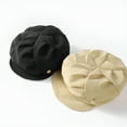 thumbnail image 4 of TELOLY Newsboy Cap Adjustable Visor Beret Soft Cabbie Hat Octagonal Cap, 4 of 7