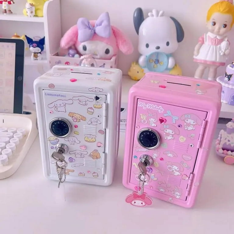 Sanrio My Melody Cinnamoroll Piggy Bank Cartoon Anime Hello