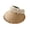 Beige, variant on HONHUZH Summer Hats Womens Summer Wide Brim Visor Hat Ponytail Hole Foldable Sun Protection Cap