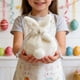 thumbnail image 1 of Bolsa De Almacenamiento De Peluche Bolsa de almacenamiento con cordón y orejas de conejo blanco para dulces de Pascua, ideal para decoraciones navideñas (1 unidad) JASKFLY, 1 of 8