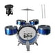 thumbnail image 3 of Batería de jazz para niños, juguete musical con silla, juguete sensorial de aprendizaje temprano para niños pequeños azul, 3 of 9