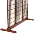 thumbnail image 7 of Room Divider Stand Walnut 3 Panel, 7 of 7