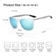 thumbnail image 5 of Gafas de Sol Cuadradas Polarizadas ZENOTTIC para Hombre en Fibra de Carbono, 5 of 6