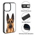 thumbnail image 2 of FINCIBO Soft Rubber Protector Cover Case for Apple iPhone 13 Pro Max 6.7" 2021 (NOT FIT iPhone 13 mini 5.4" 2021/iPhone 13 Pro 6.1" 2021/iPhone 13 6.1" 2021), Black Tan German Shepherd Dog, 2 of 5