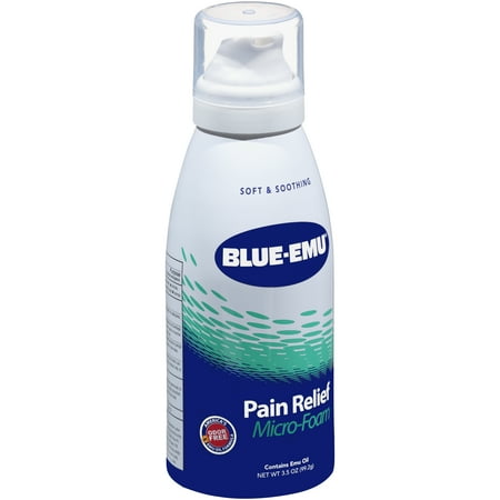 Blue-Emu Pain Relief Micro-Foam, OTC Muscle & Joint Pain Relief, 3.5 oz