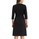 thumbnail image 3 of Vestido A-Line para Mujer INSPIRE CHIC con Color Contrastante, Vestido de Trabajo con Detalles de Tweed 2XL Negro, 3 of 6