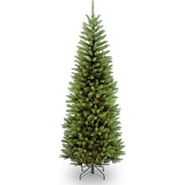 Artificial Slim Christmas Tree, Green, Kingswood Fir, Includes Stand