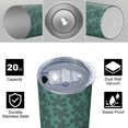 thumbnail image 4 of Camouflage 20 Oz Stainless Steel Skinny Tumbler – Vacuum Insulated Slim Travel Cup with Lid & Stainless Steel Straw, 360° Full Wrap Printed Tumbler for Home, Office & Outdoor Use, 4 of 6