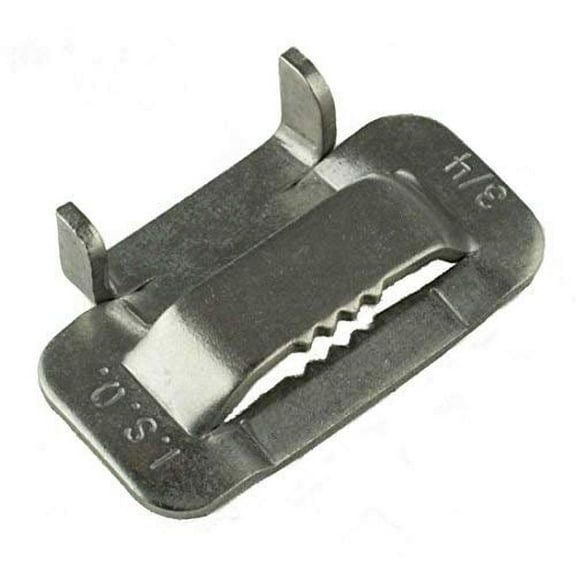 ISO BU456 Type 316 Stainless Steel Buckles 3/4" - 100 per Box