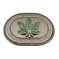 thumbnail image 1 of Reggae Rastafarian Belt Buckle Jamaican Dub Ethiopia Music African Heritage, 1 of 2