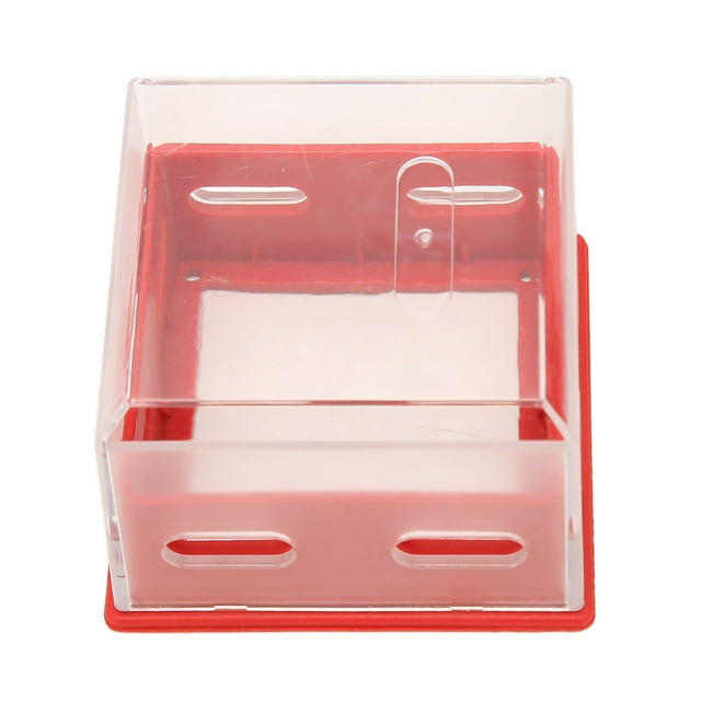 Emergency Stop Button Cover, Transparent Plastic Switch Case PC Wide Application Reasonable Structure for Industry