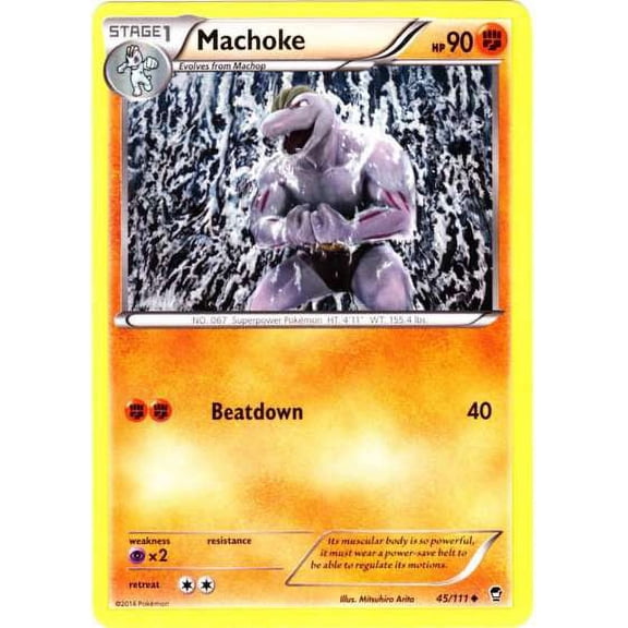 Pokemon Furious Fists Uncommon Machoke #45