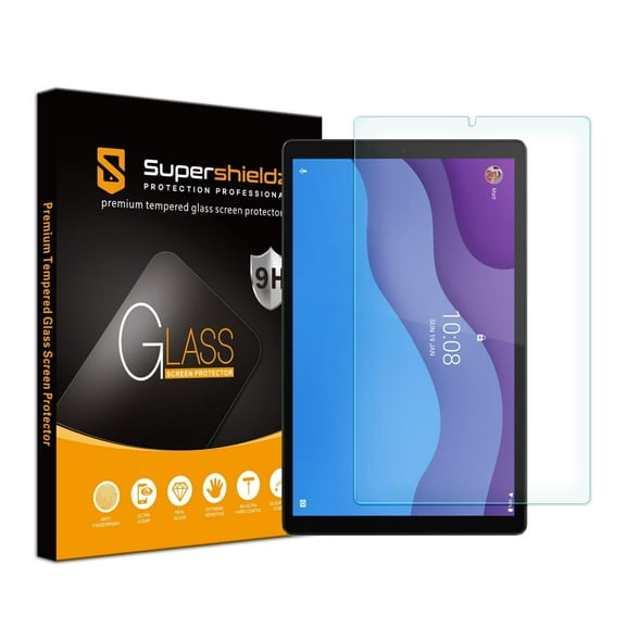 [1-Pack] Supershieldz for Lenovo Tab M10 HD (2nd Gen) 10.1 inch Tempered Glass Screen Protector, Anti-Scratch, Anti-Fingerprint, Bubble Free