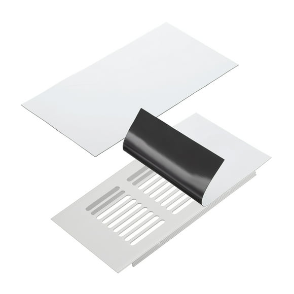 Uxcell Magnetic Vent Cover, Floor Wall Air Registers Cover Magnet Vent Blocker for Home RV HVAC Fireplace Furnace White 11.9 " x 7.9 "