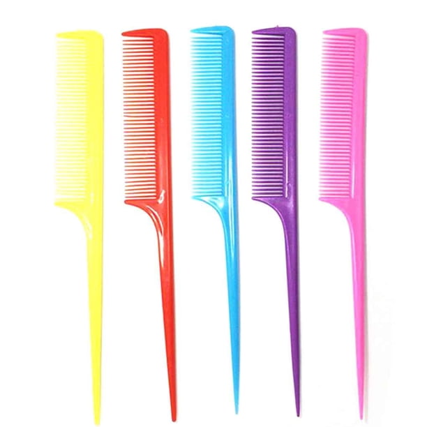 Peine para el cabello Minnieouse 10 piezas Estilismo plástico color mezclado