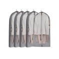 thumbnail image 1 of Inteprter Bolsa colgante de ropa para el hogar de 5 piezas, almacenamiento de gran capacidad, no tejido, para dormitorio, camisa a prueba de humedad, Almacenamiento y organización del hogar Gris Inteprter HA066887-02, 1 of 6