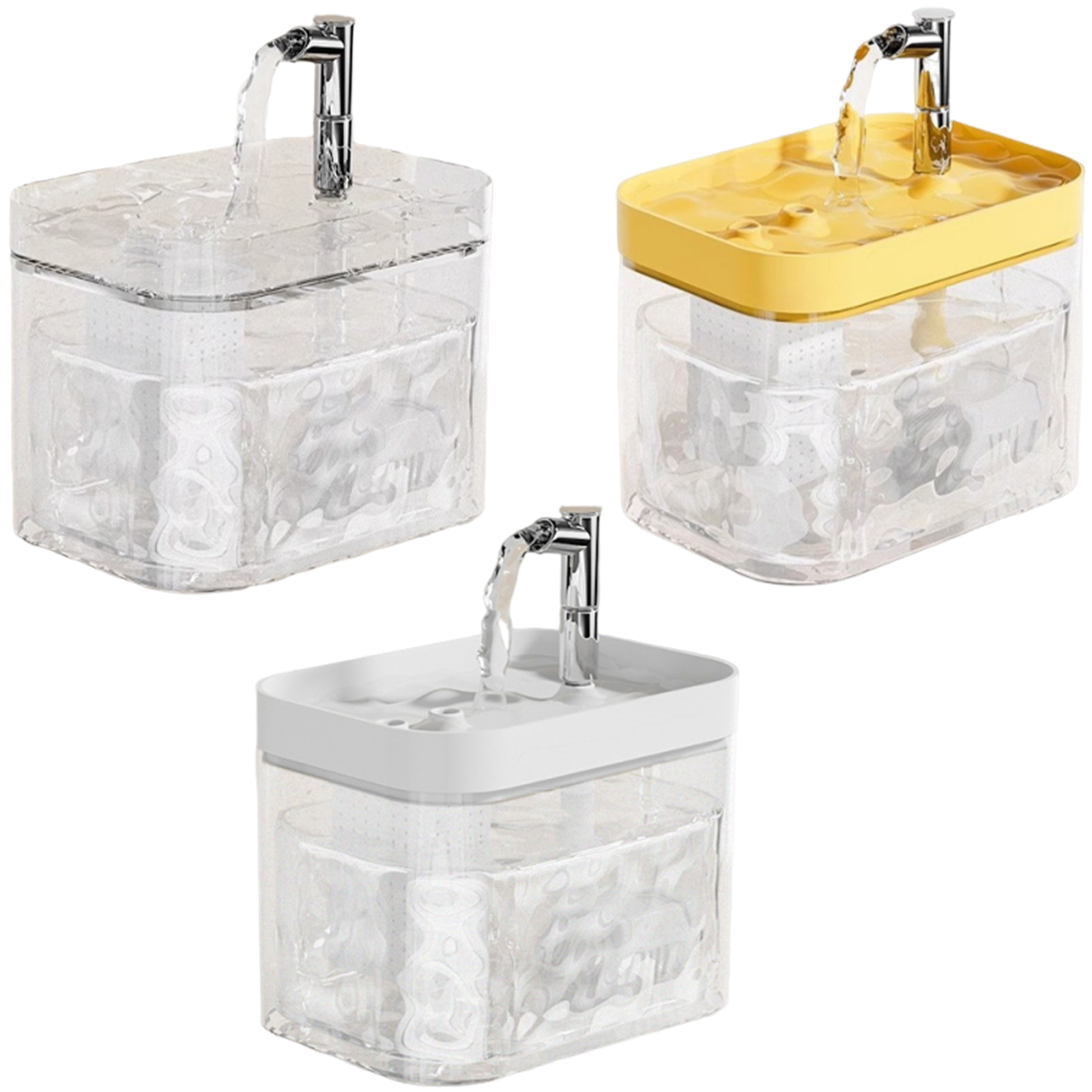 Drinking Fountain Pet Water Dispenser Automatic Watering Feeders Quiet Cats Bowl for Multiple Pet