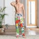 thumbnail image 2 of Balery Mushroom and Frogs Pantalones de pijama para hombre, pijama ultraligero, pantalón de descanso-Medium, 2 of 6