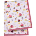 thumbnail image 2 of Baby Starters Farm Printed 2-Ply Reversible Plush Baby Blanket, 30 inch x 40 inch, 2 of 4