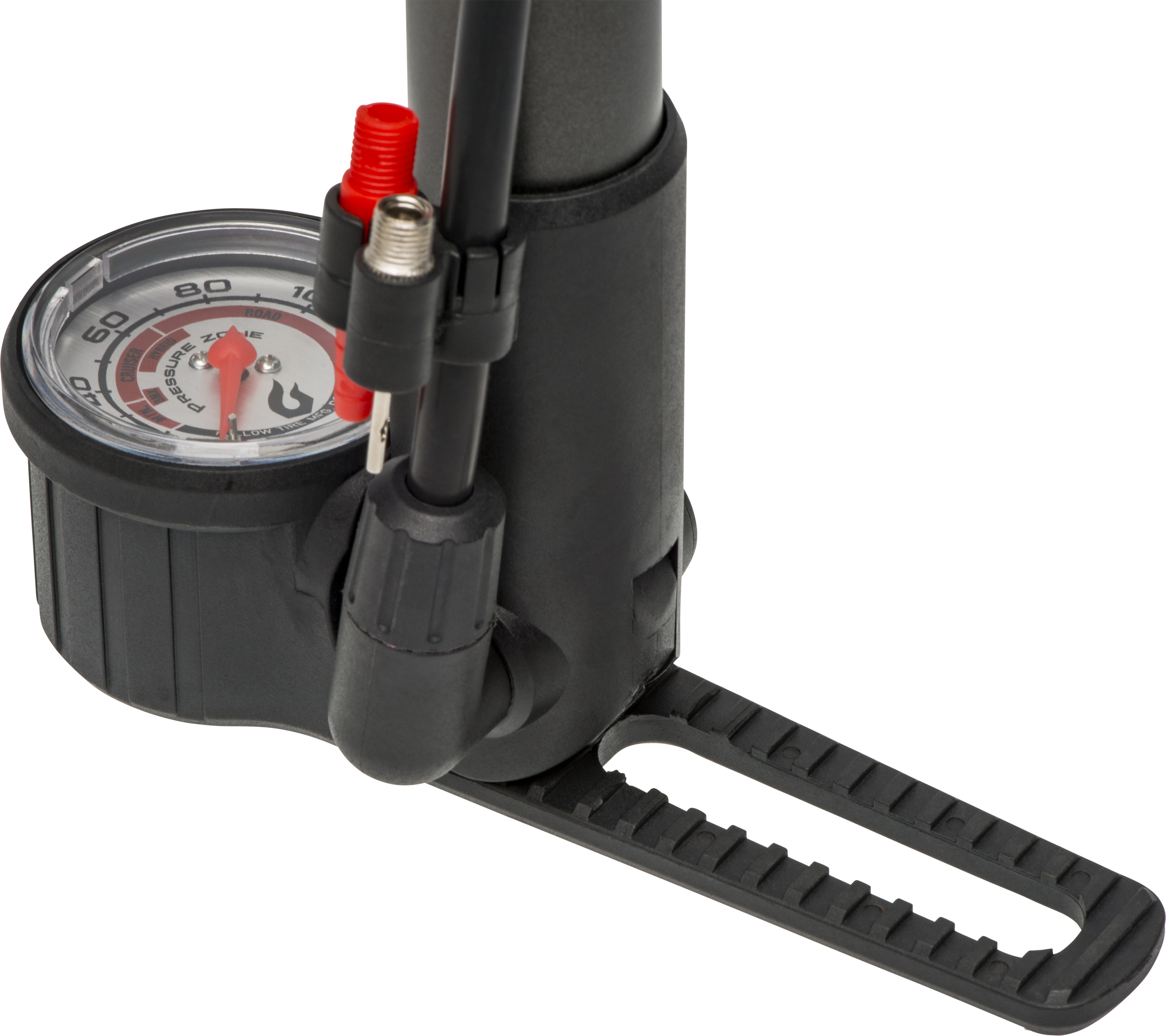 Blackburn Hybrid Bicycle Frame Pump with Pressure Gauge photo 6