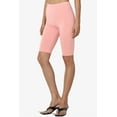 thumbnail image 4 of Women's Basic Stretch Cotton Span High Waist Above Knee Bermuda Short Leggings, 4 of 7