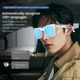thumbnail image 4 of Lunettes de Traduction IA, 144 Langues et 3 Modes, Lunettes Traductrices Intelligentes en Temps Réel, Lunettes Audio 5.4 avec Micro et Haut-Parleur Intégrés, 4 of 7