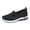 Black, variant on CHENge Women's Woven Orthopedic Breathable Soft Shoes Arch Support, Foam Shoes Walking Anti-Skid Sports Shoes