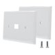 thumbnail image 2 of White PC Material Electrical Outlet Cover for Switch with Durable and Heat Resistant Design 2 Pcs, 2 of 3