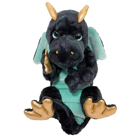Plush Stuffed Dragon - Douglas Toys Plush Navy Dragon Lil' Handful Stuffed Animal, 6