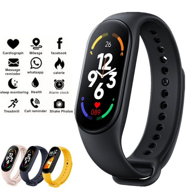 M7 Smart Watch Men Women Fitness Tracker Sports Smart Band