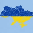 thumbnail image 3 of CafePress - Ukraine Flag And Map Light T Shirt - Men's Classic Graphic T-Shirt, 3 of 4