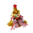 thumbnail image 4 of Top Hat Tree Topper Christmas Bow Festive Non Woven Fabric Decoration for Home Holiday Display, 4 of 9