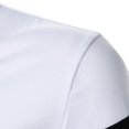 thumbnail image 4 of Mens Polo Shirts Basic Tee Button Collar Color Blocked Mens Polo Shirts Cotton Golf Business Casual Wear Loose Fit Casual Polo Tops, 4 of 4