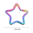 thumbnail image 2 of unbranded 10Ud Llaveros Multicolor Compactos Y Ligeros Para Sus Proyectos De Manualidades, 2 of 7