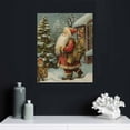 thumbnail image 4 of Nawypu Santa Claus Christmas Canvas Poster Prints Wall Art Picture Prints Modern Family Wall Art, 4 of 4
