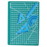 FRCOLOR 4 Sets of Miniature Ruler Model Tiny Ruler and Mat Mini School ...