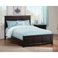 thumbnail image 3 of AFI Madison Full Traditional Bed with Matching Footboard and Turbo Charger in Espresso, 3 of 4